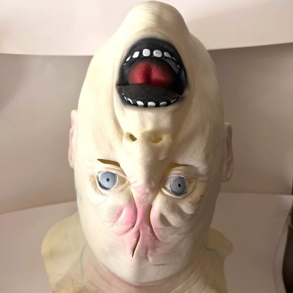 Latex Mask Upside Down Monster Mask Halloween Latex Mask - Picture 2 of 9